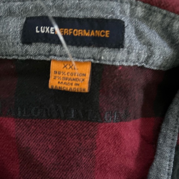 Men’s Burgundy Flannel Size XXL - Picture 4 of 5